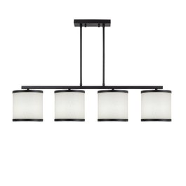 Opviq Way - 11646 Lámpara de araña en blanco y negro
